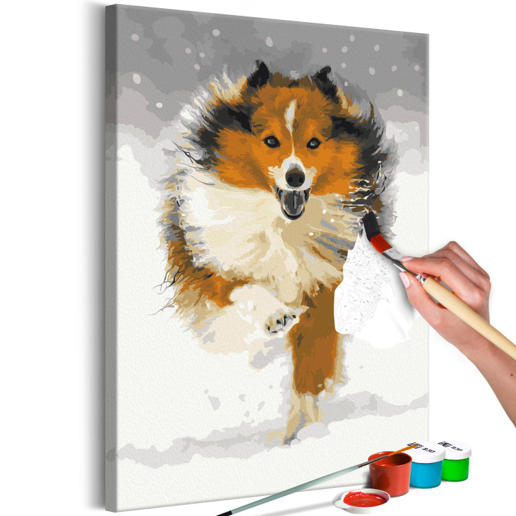Paint by Number Kit Running Dog 131448 additionalImage 3