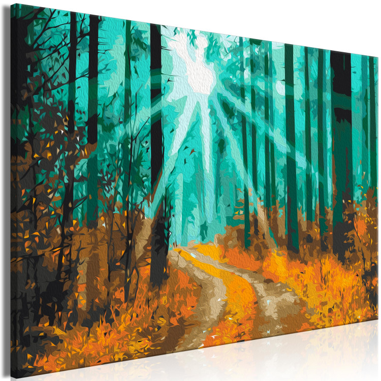 Wandbild zum Malen nach Zahlen Autumn Forest  138148 additionalImage 6