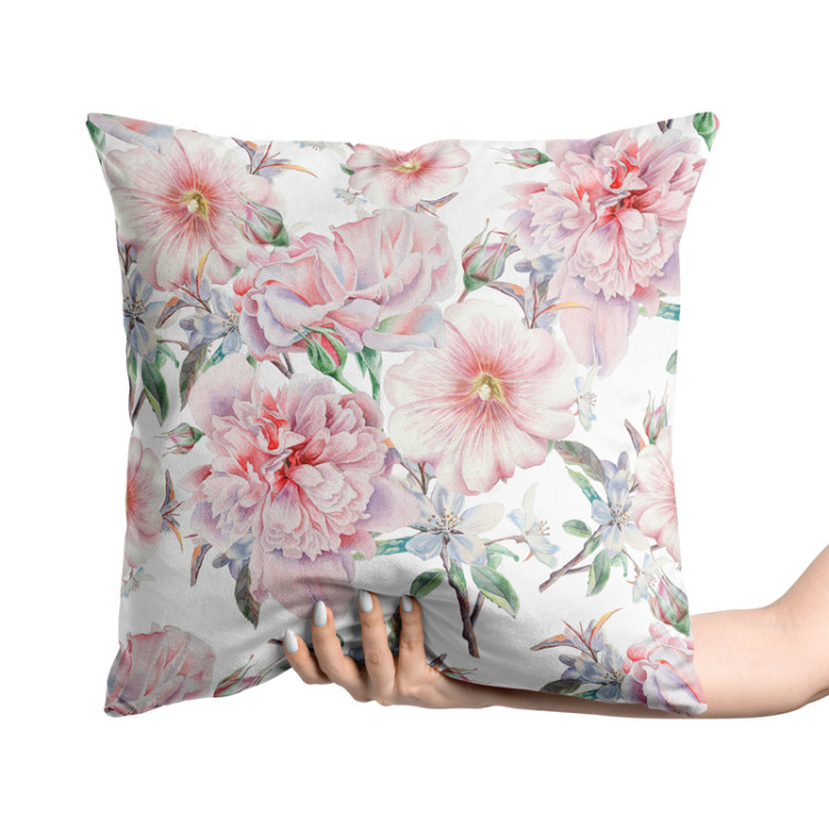 Sammets kudda Spring beauty - a subtle floral composition in cottagecore style 147048 additionalImage 2
