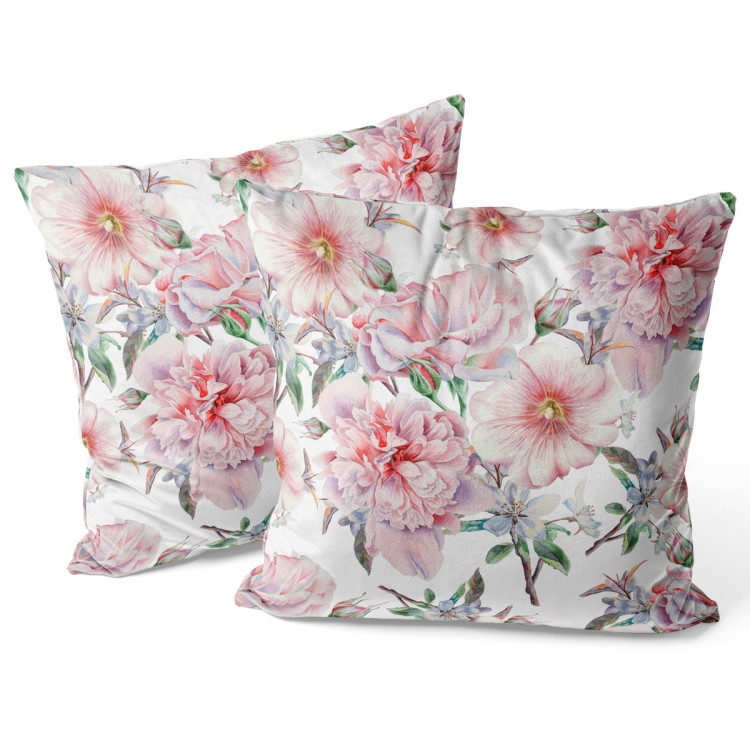 Sammets kudda Spring beauty - a subtle floral composition in cottagecore style 147048 additionalImage 3