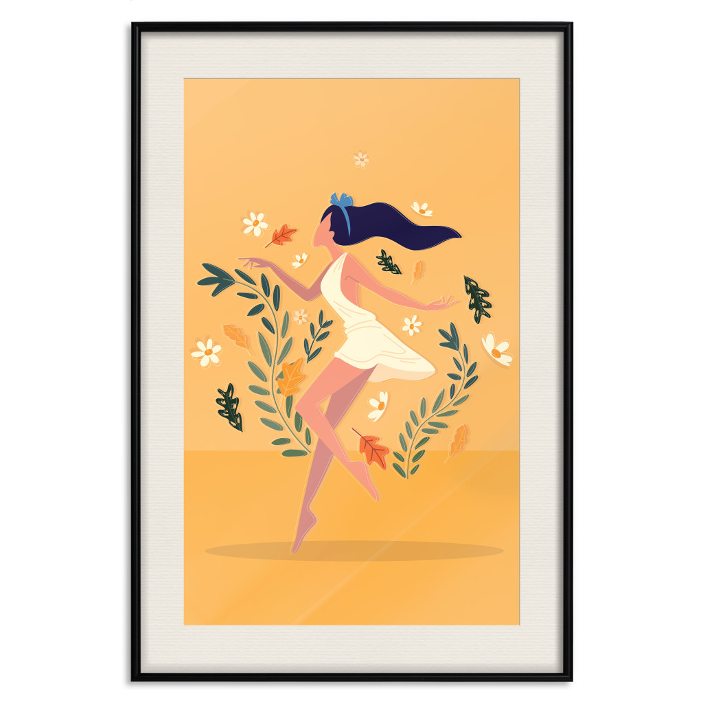 Plakat: Tańcząca Wśród Kwiatów [Poster]