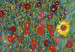 Round Canvas Country Garden With Sunflowers, Gustav Klimt - Multi-Colored Flowers 148748 additionalThumb 4