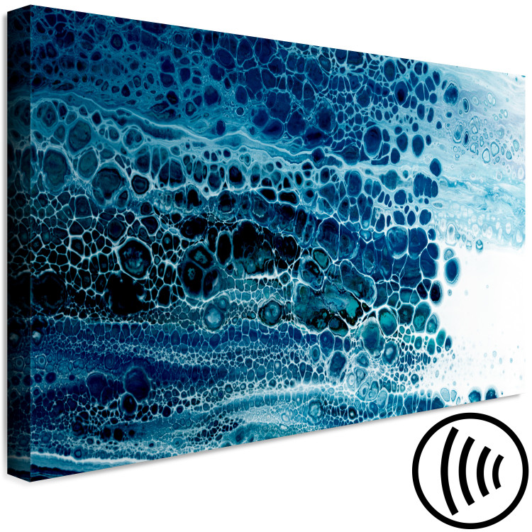 Quadro contemporaneo Cold Abstraction - Natural Structure in Blue Colors 149848 additionalImage 6