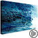 Quadro contemporaneo Cold Abstraction - Natural Structure in Blue Colors 149848 additionalThumb 6