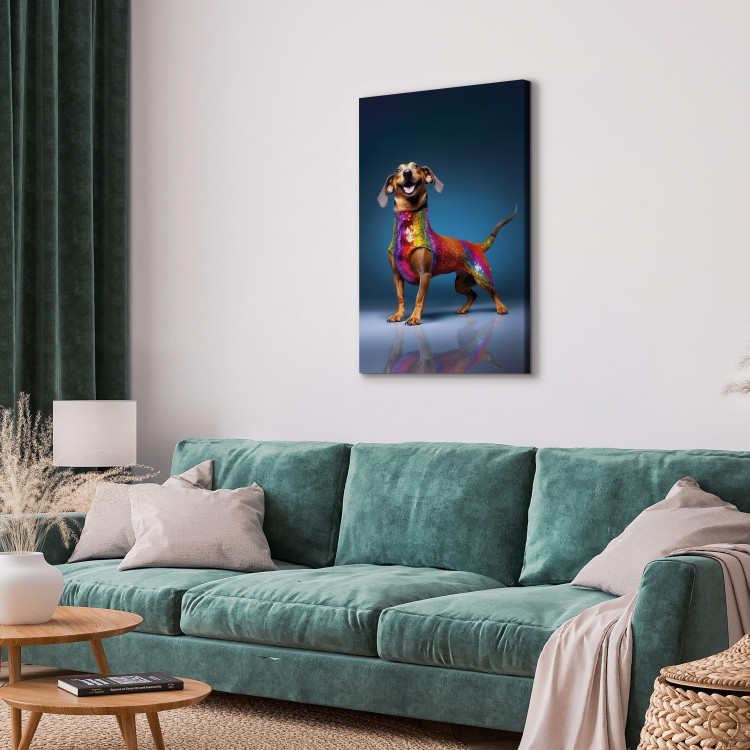 Tavla AI Dachshund Dog - Smiling Animal in Colorful Disguise - Vertical 150248 additionalImage 10