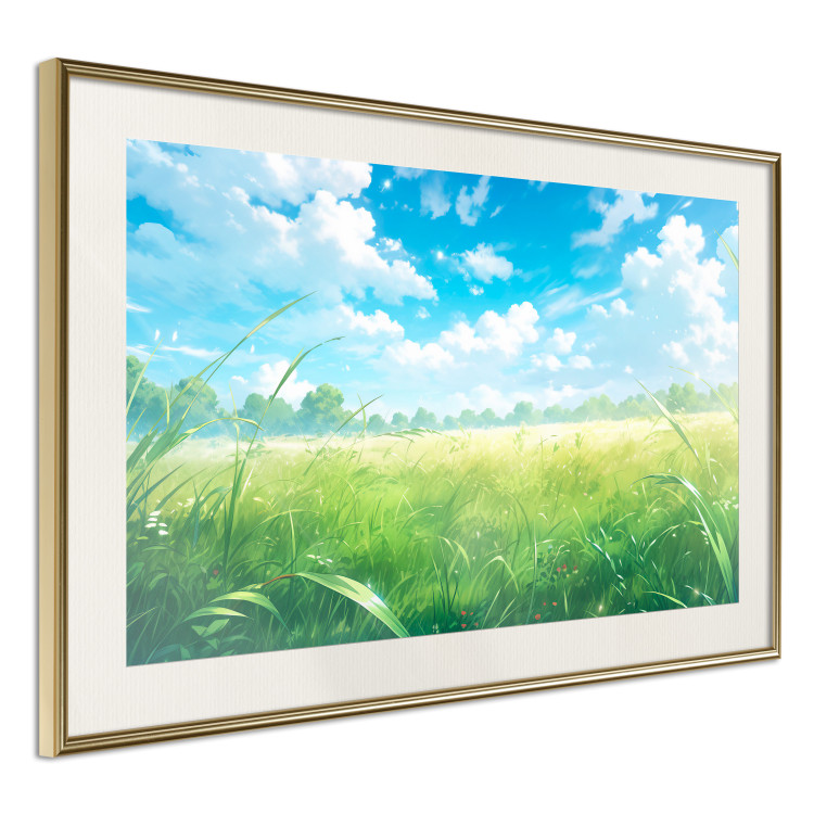 Wall Poster Computer Spring - A Rural Landscape in the Game’s Climate 150648 additionalImage 13