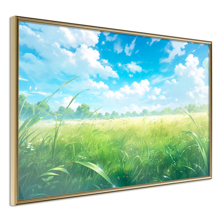 Wall Poster Computer Spring - A Rural Landscape in the Game’s Climate 150648 additionalImage 7