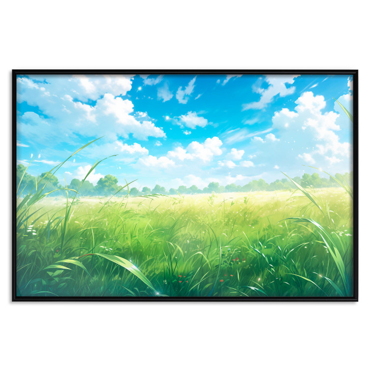Wall Poster Computer Spring - A Rural Landscape in the Game’s Climate 150648 additionalImage 26