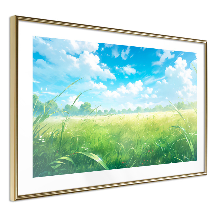 Wall Poster Computer Spring - A Rural Landscape in the Game’s Climate 150648 additionalImage 8