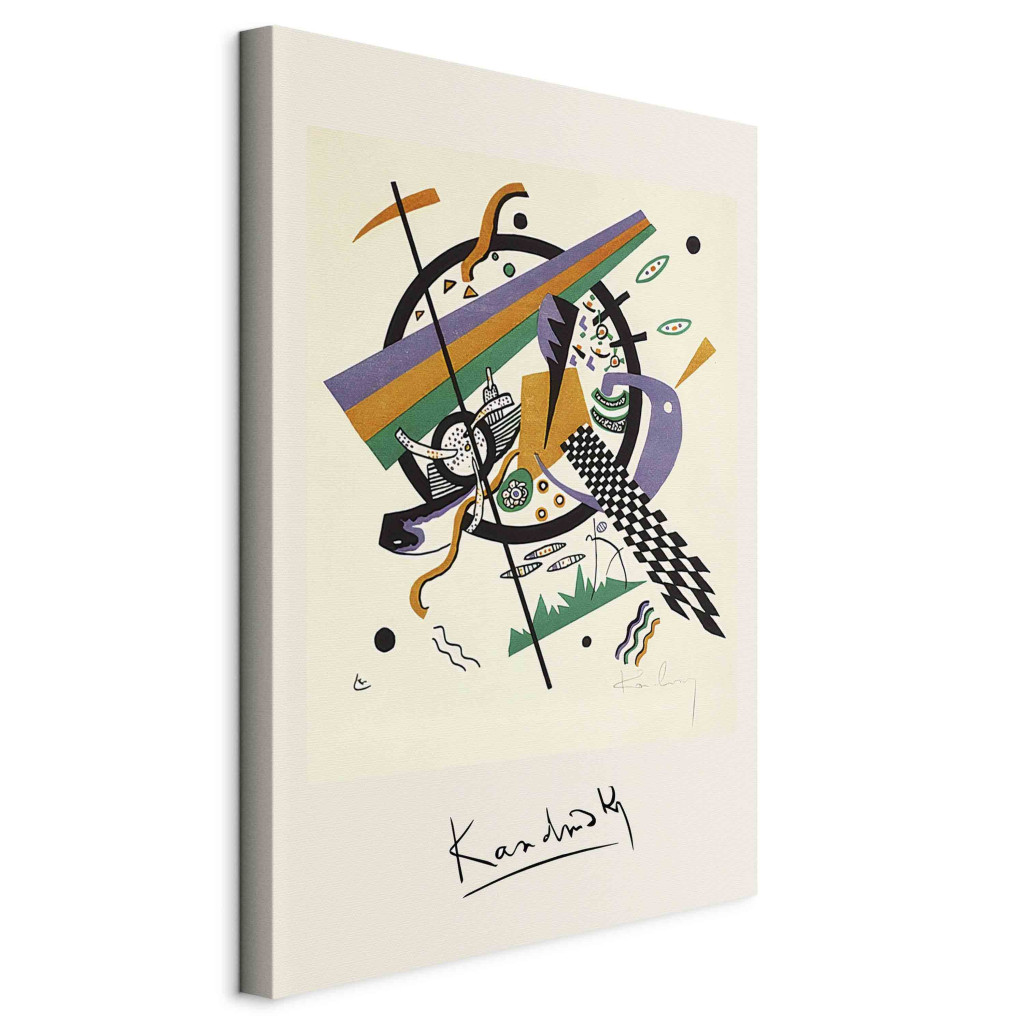 Schilderij Small Worlds - Kandinsky’s Colorful Geometric Abstraction [Large Format]