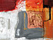 Cadre mural Architecture (3 pièces) - abstraction avec un motif de blocs colorés 48348 additionalThumb 3