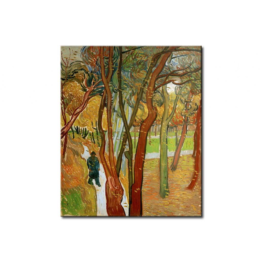 Schilderij  Vincent Van Gogh: The Falling Leaves