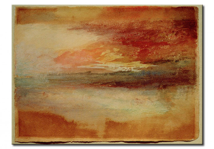 Reprodukcja obrazu Sonnenuntergang an der Küste bei Margate (?) 52848