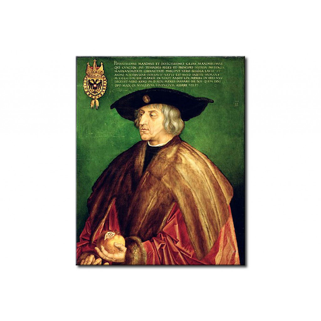 Schilderij  Albrecht Dürer: Emperor Maximilian I