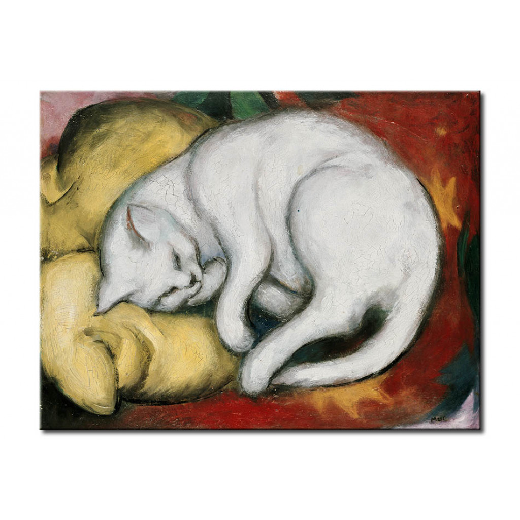 Schilderij  Franz Marc: The White Cat
