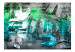 Fotomural Colagem de Berlim - arquitetura com elementos azuis e verdes 88948 additionalThumb 1