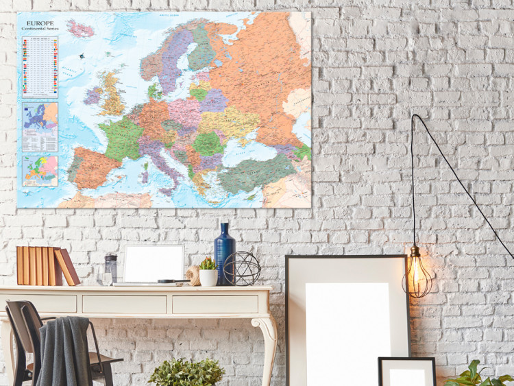 Ozdobna tablica korkowa Mapy świata: Europa [Mapa korkowa] 95948 additionalImage 4