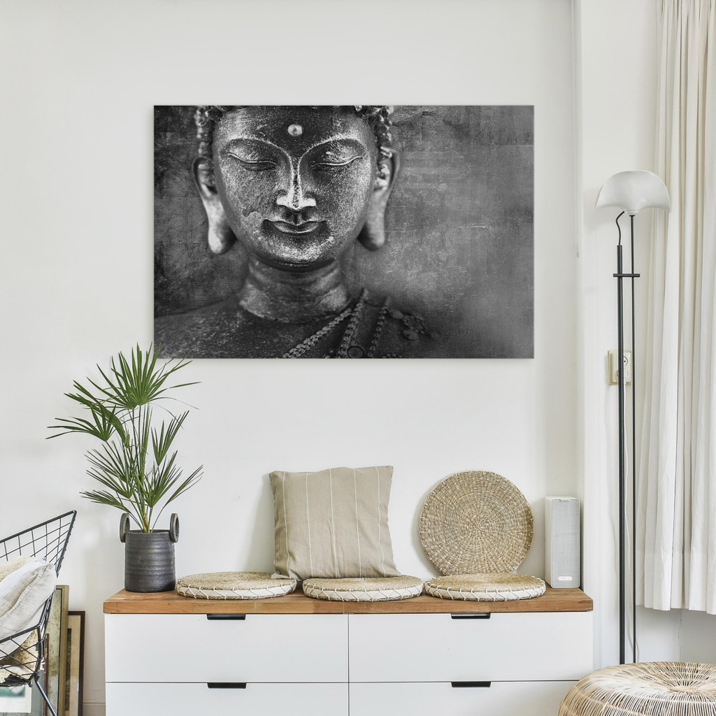 Schilderij  Zen: Bust Of Buddha