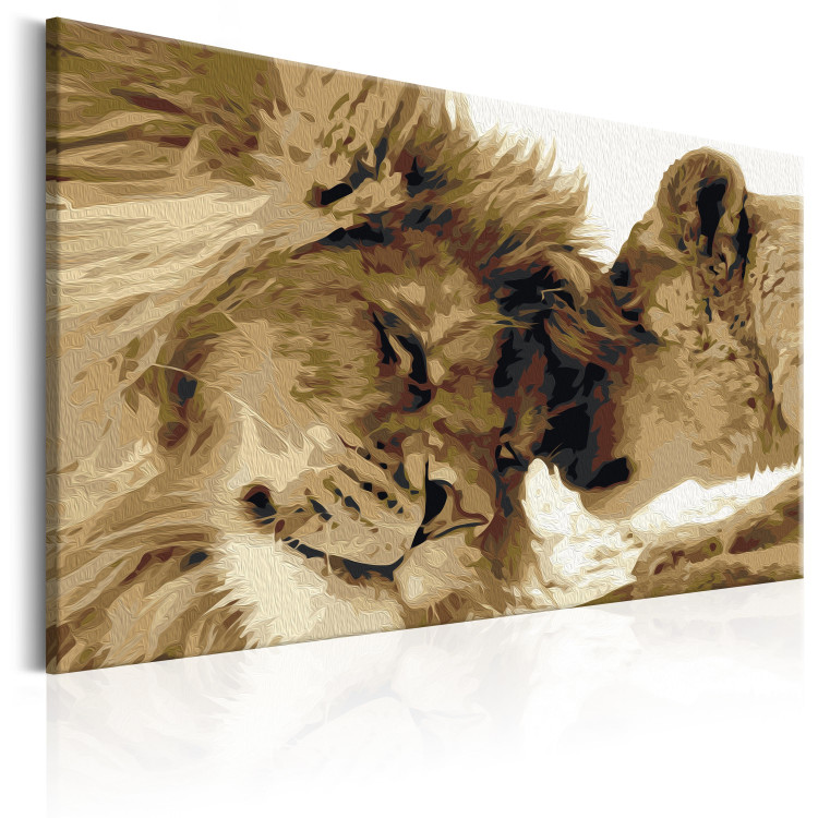 Paint by number Lions In Love 107158 additionalImage 5