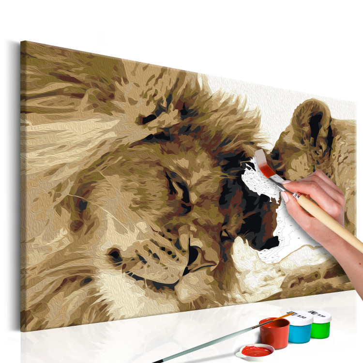 Paint by Number Kit Lions In Love 107158 additionalImage 3