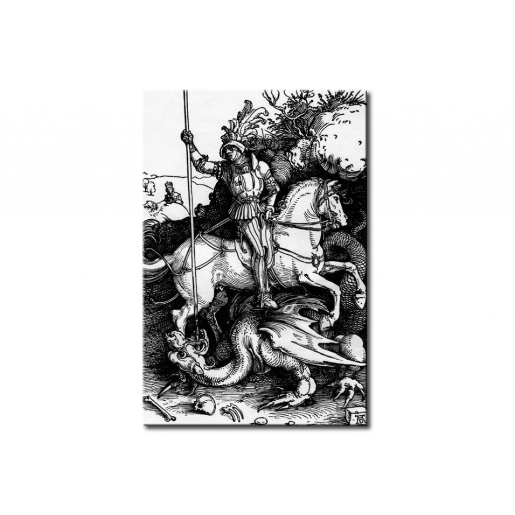 Schilderij  Albrecht Dürer: St. George