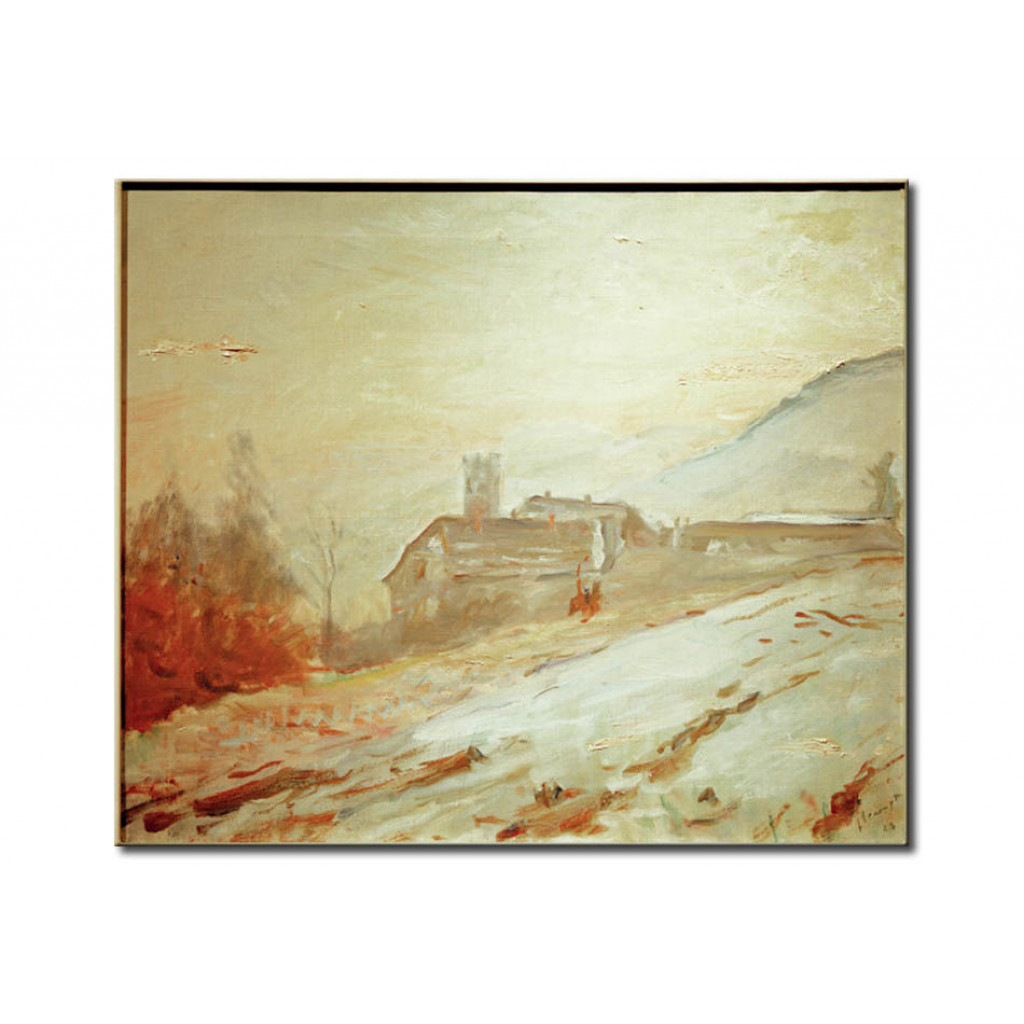 Målning Winterlandschaft-Neukastel