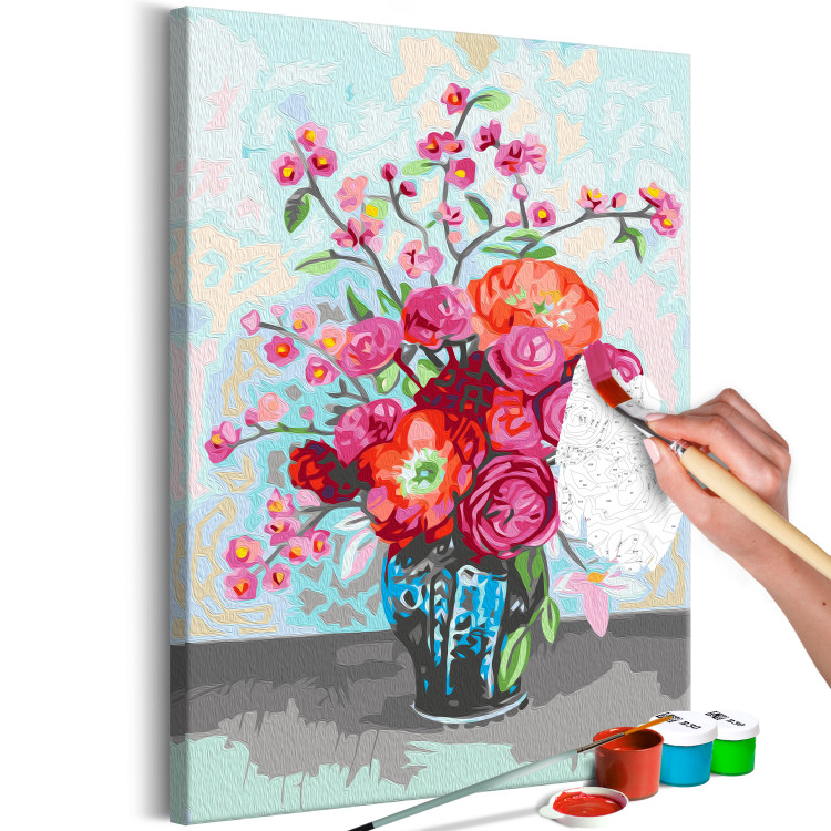 Wandbild zum Malen nach Zahlen Candy Bouquet 137458 additionalImage 5