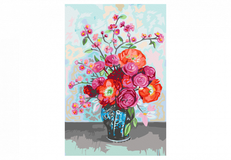Wandbild zum Malen nach Zahlen Candy Bouquet 137458 additionalImage 3