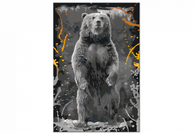 Obraz do malowania po numerach Duży niedźwiedź 142758 additionalImage 5