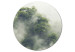 Round Canvas In the Morning - a Green Branchy Tree Shrouded in Mist 149058