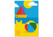 Obraz do malowania po numerach Dziecięca radość - zabawki, morze i żaglówka na plaży 149758 additionalThumb 5