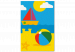 Obraz do malowania po numerach Dziecięca radość - zabawki, morze i żaglówka na plaży 149758 additionalThumb 6