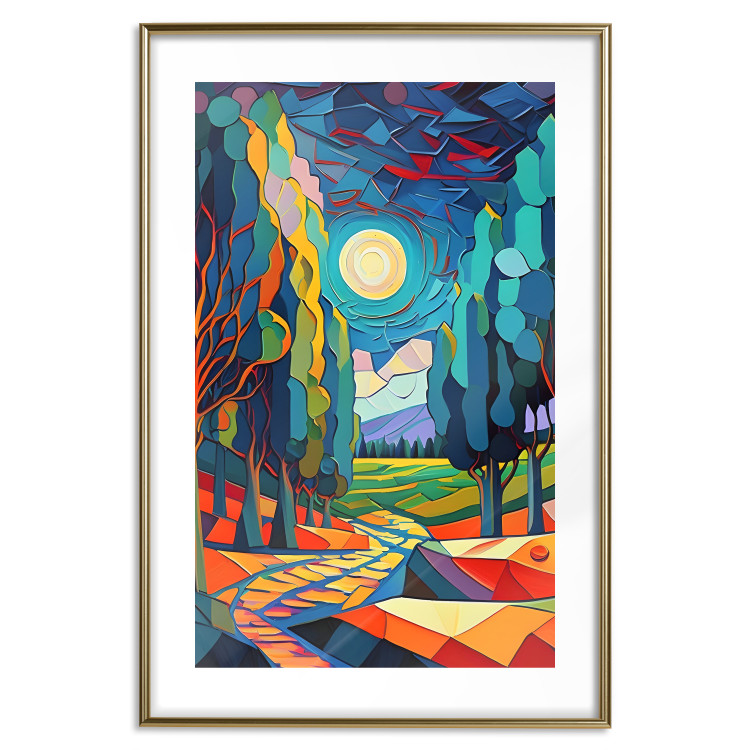 Cartel Modern Scenery - A Colorful Composition Inspired by Van Gogh 151158 additionalImage 24