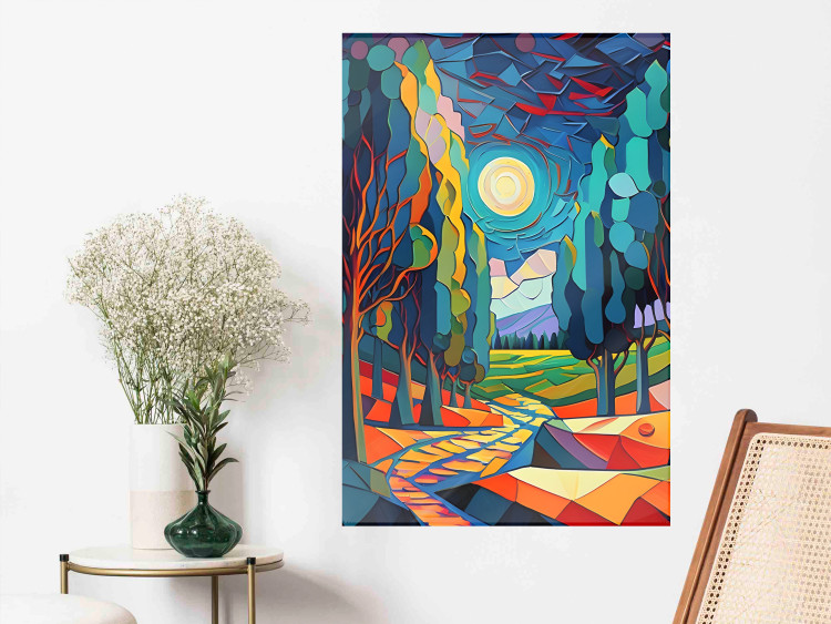 Cartel Modern Scenery - A Colorful Composition Inspired by Van Gogh 151158 additionalImage 14