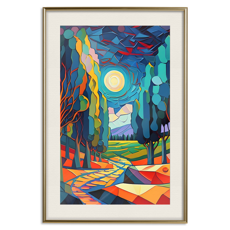 Cartel Modern Scenery - A Colorful Composition Inspired by Van Gogh 151158 additionalImage 27