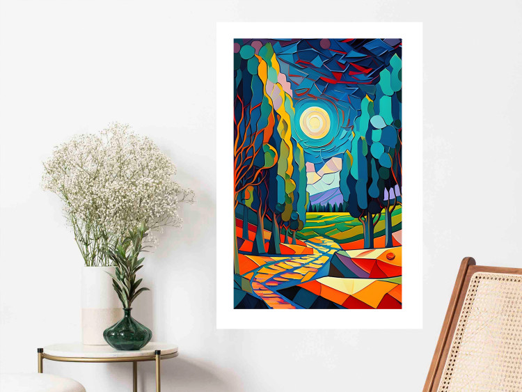 Cartel Modern Scenery - A Colorful Composition Inspired by Van Gogh 151158 additionalImage 13