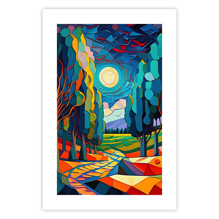 Cartel Modern Scenery - A Colorful Composition Inspired by Van Gogh 151158 additionalImage 22