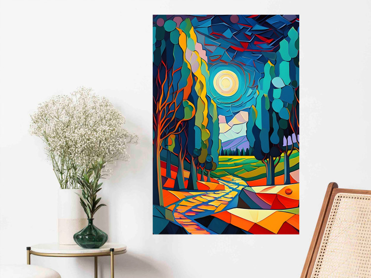 Cartel Modern Scenery - A Colorful Composition Inspired by Van Gogh 151158 additionalImage 10