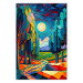 Cartel Modern Scenery - A Colorful Composition Inspired by Van Gogh 151158