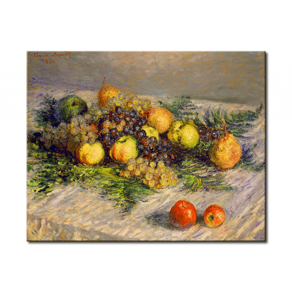 Schilderij  Claude Monet: Stilllife With Fruit