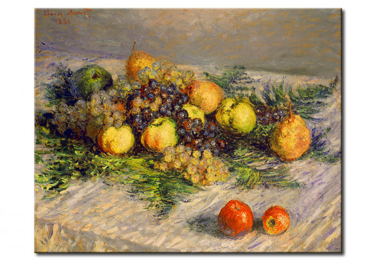 Reprodukcja obrazu Gruszki i winogrona - martwa natura z owocami 51058
