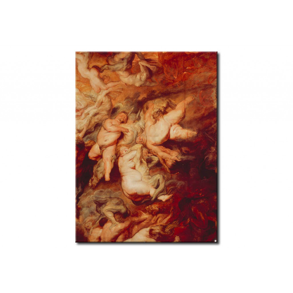 Schilderij  Peter Paul Rubens: The Descent Into Hell Of The Damned