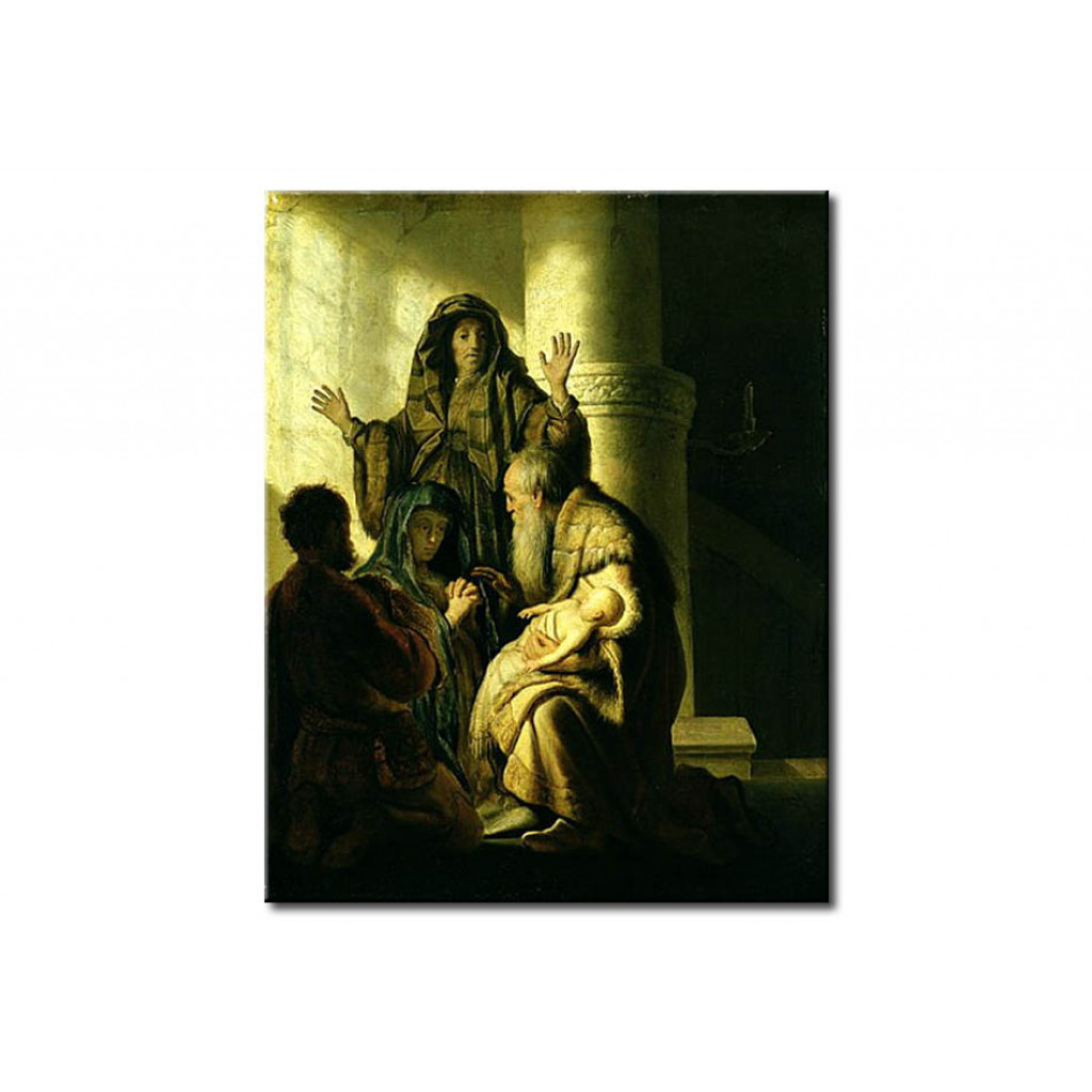 Reprodukcja Obrazu Simeon And Hannah In The Temple