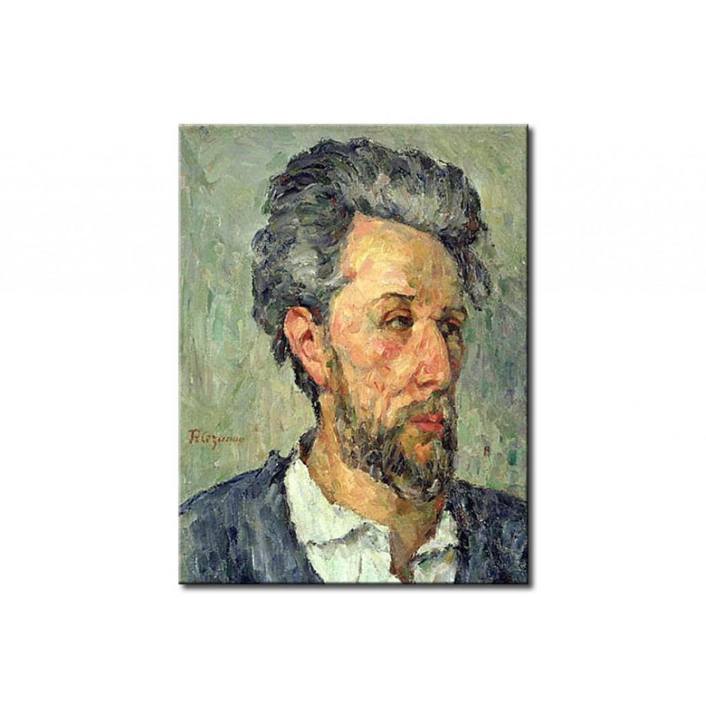 Schilderij  Paul Cézanne: Portrait Of Victor Chocquet