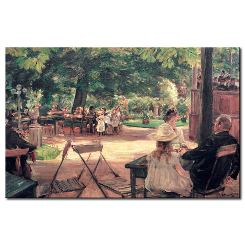 Schilderij  Max Liebermann: Restaurationsgarten