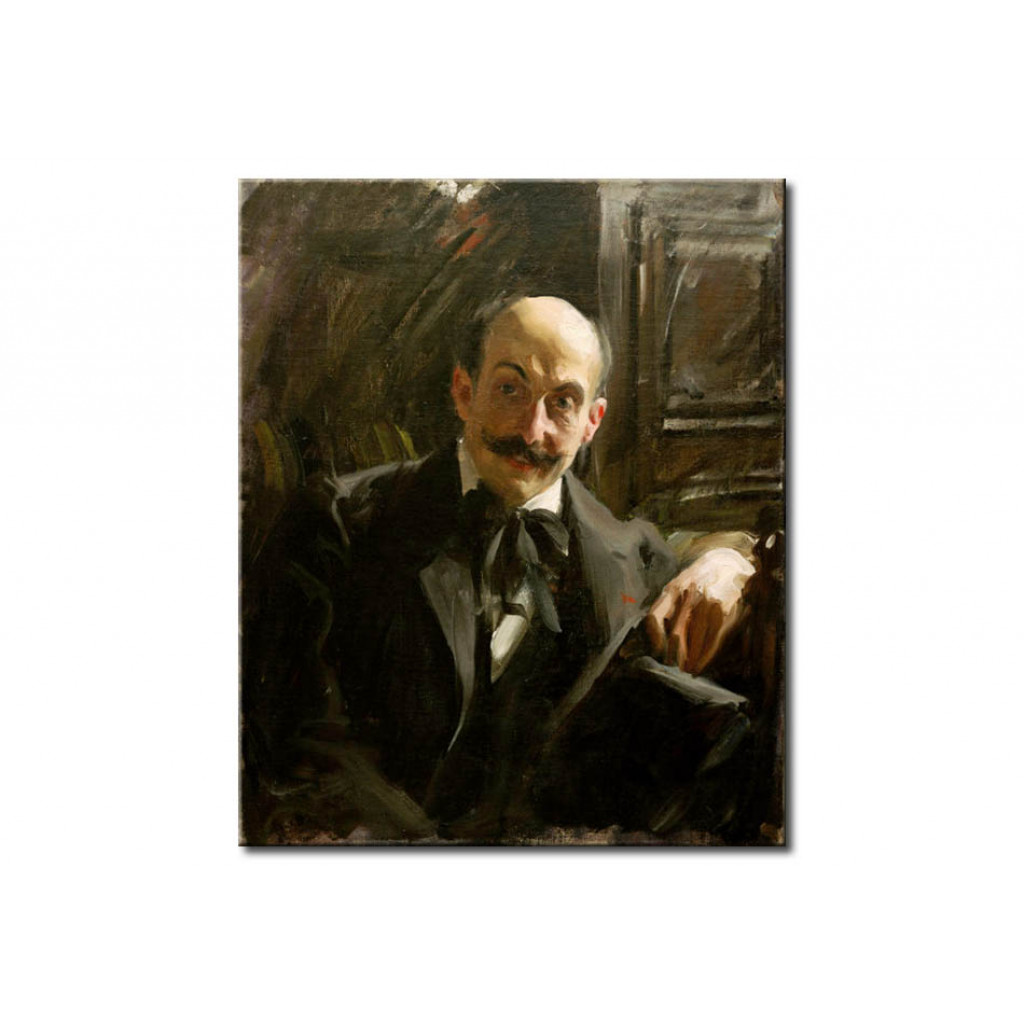 Schilderij  Max Liebermann: Portrait Of Max Liebermann