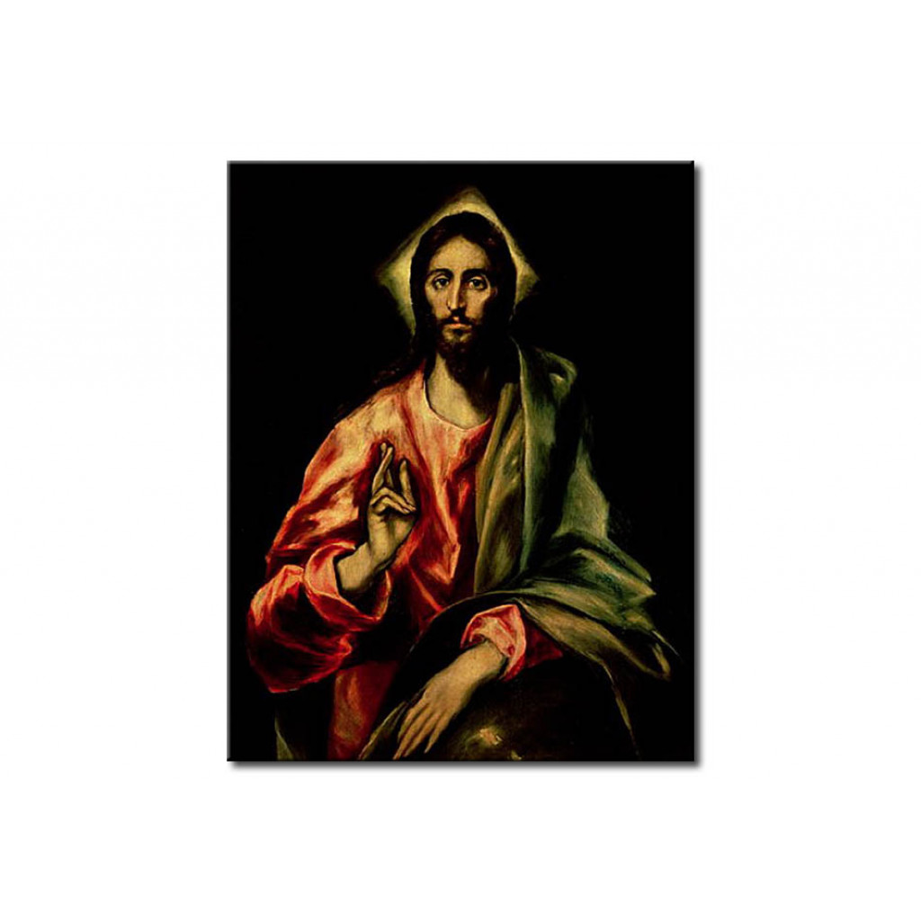 Schilderij  El Greco: Christ Blessing