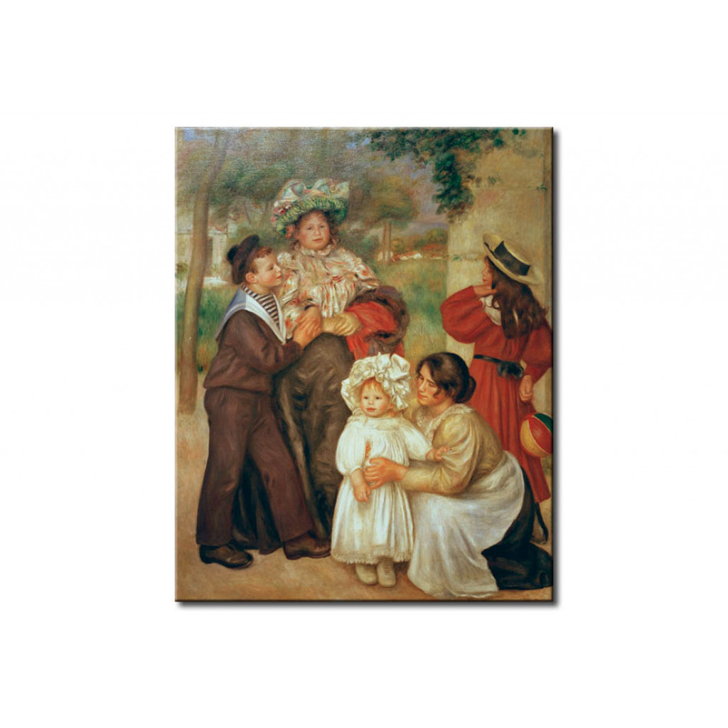 Schilderij  Pierre-Auguste Renoir: La Famille D'artiste