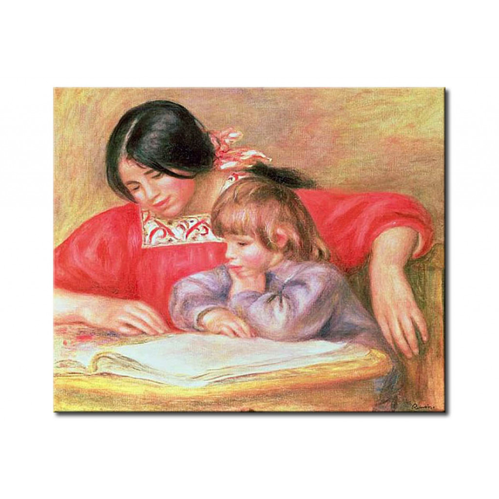 Schilderij  Pierre-Auguste Renoir: Leontine And Coco