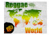 Wall Mural Reggae in the World - world map on bricks in reggae colours 59958 additionalThumb 1